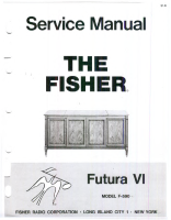 Fisher FUTURA-6-F-590 - Service Manual